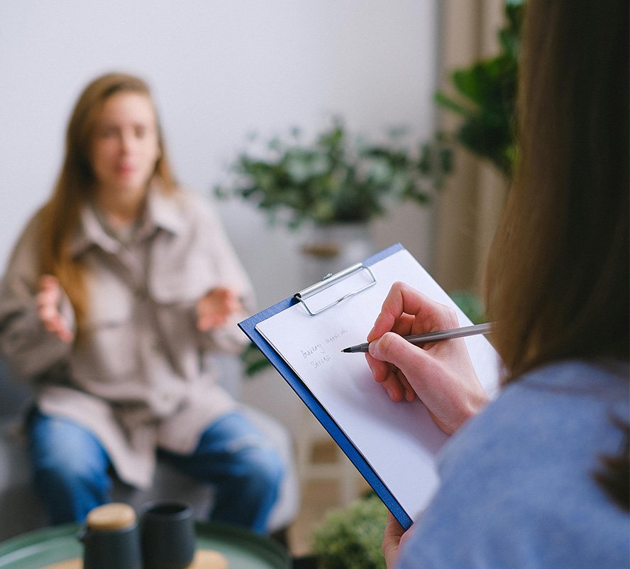 Mental health occupational therapy session